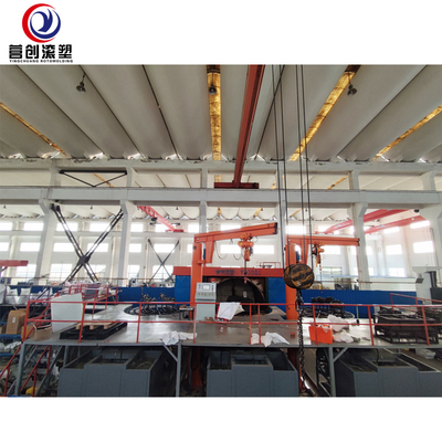 Beli Multi-arm rotational molding machine for water tank container manufacturing in china online manufacture