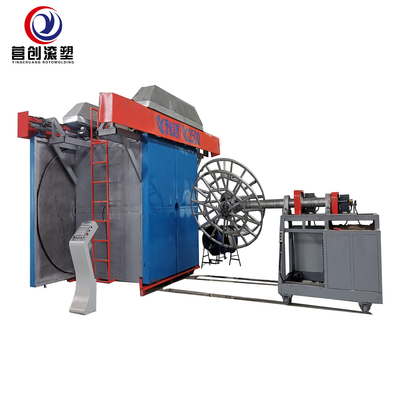 Beli Septic Tank Bi Axial Rotomoulding Machine / 63KW Rotomolding Equipment online manufacture
