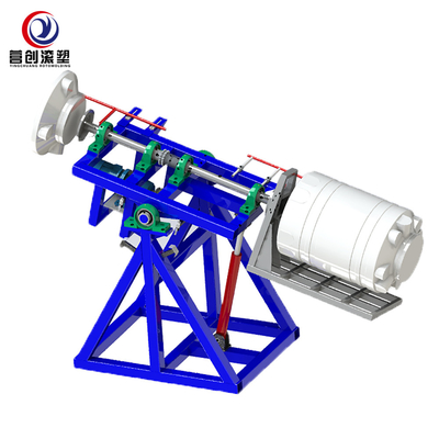 Beli Mesin Rotomoulding Otomatis Rock And Roll Kecepatan Tinggi untuk memproduksi tutup tangki air online manufacture