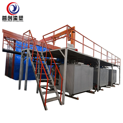 Beli Peralatan Cetakan Rotasi 220V / 380V / 440V Untuk Pembuatan Tangki 14000L online manufacture