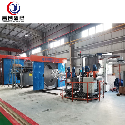 Beli Peralatan cetakan rotasi suhu tinggi dengan kontrol PLC untuk pabrik manufaktur online manufacture