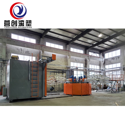 Beli LLDPE Bi Axial Rotomoulding Machine 7000L Tangki Volume 1 Tahun online manufacture