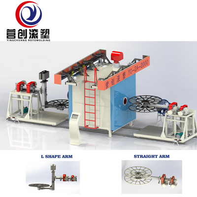 Beli Mesin Rotomoulding Shuttle Bi-Axial yang Efisien dan andal untuk PP/PE/HDPE/LLDPE online manufacture
