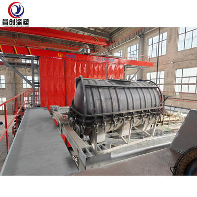 Beli Mesin Rotomolding Tipe Shuttle yang sepenuhnya otomatis dengan kontrol PLC online manufacture