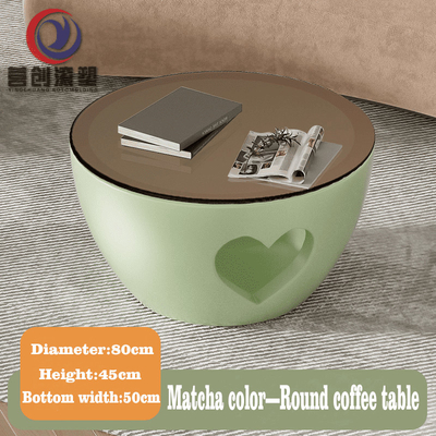 Beli Lingkungan yang ramah Roto Moulded Furniture mudah dipindahkan Meja kopi Bulat online manufacture