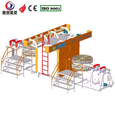 Beli Mesin Rotomolding Shuttle Kecepatan Cepat Kontrol PLC Listrik online manufacture