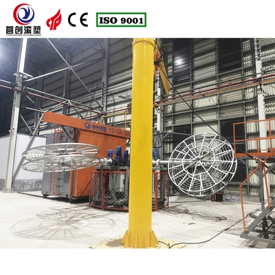 Beli Menghemat Energi PLC Dikendalikan Tangki Air Mesin Membuat / Mesin Rotary Molding Untuk PE Plastik online manufacture