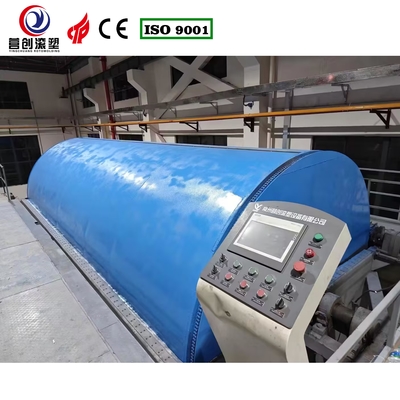 Beli Produksi Otomatis Rock And Roll Rotomoulding Mesin Dengan Delta PLC Controller Advisory 6KW-11KW online manufacture
