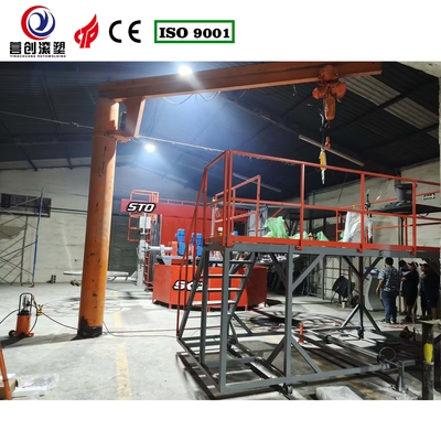 Beli Metode cetakan Rotational Molding Air Cooling Carousel Rotomolding Machine Untuk pabrik manufaktur online manufacture