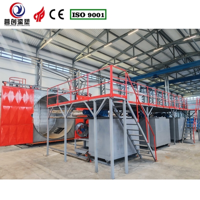 Beli Mesin Rotomolding Multi-Lengan Shuttle CS-3A-3500 yang Dikendalikan Siemens online manufacture