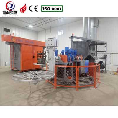 Beli Yingchuang Roto Carousel Rotomolding Machine CC-3A-2000 untuk Kamuflase Insulated Cooler Box online manufacture