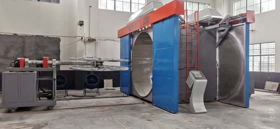 Beli PLC Control Shuttle Rotomolding Machine Dengan Waktu Siklus 15-30min online manufacture