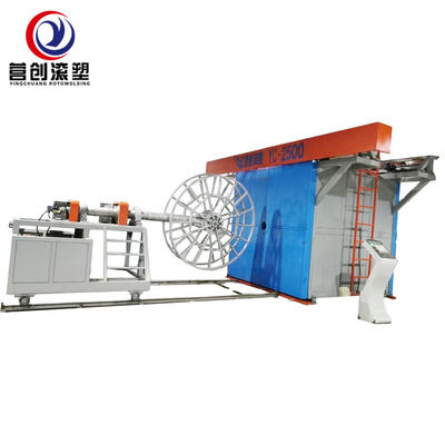 Mesin Rotary Moulding Otomatis 220V CE Bersertifikat Multi Fungsional