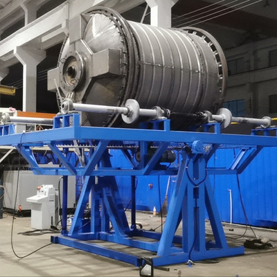 Delta PLC Control Rock N Roll Rotomoulding Machine 6KW-11KW untuk memproduksi tangki air