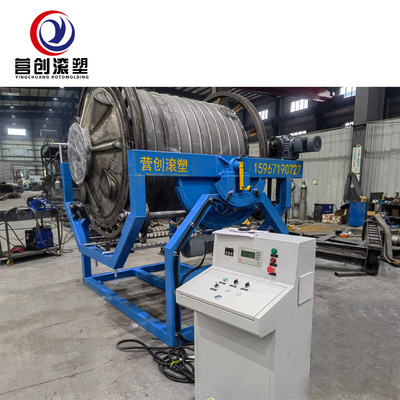 Mesin Pembuat Tangki Air PLC Delta Rotomoulding Dengan Ukuran Oven 500 * 500mm