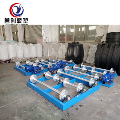 Mesin Rotomoulding Rock And Roll Kebisingan Rendah dengan Kontrol Delta PLC 6KW-11KW