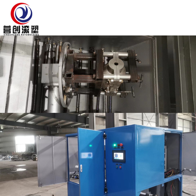 Mesin Pembuatan Tangki Air Pemanasan Listrik Rotasi Molding Kontrol PLC