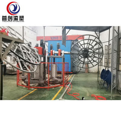 Mesin Rotomoulding Bi-Axial Otomatis Ringan Untuk Produksi Massal