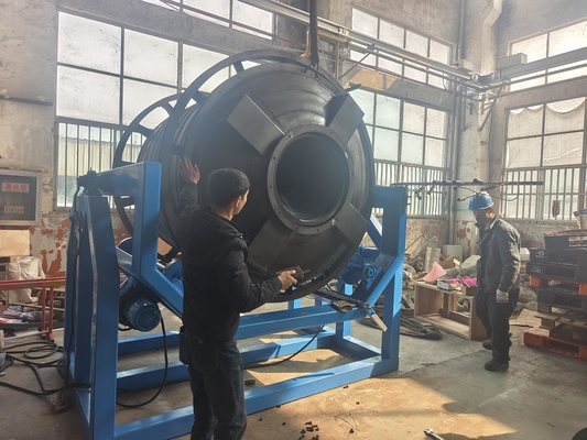 Mesin pembuatan tangki stainless steel dengan mode operasi otomatis