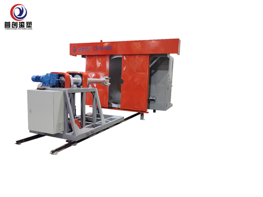 0-50mm Mold Rotational Molding Machine untuk Kontainer yang Disesuaikan