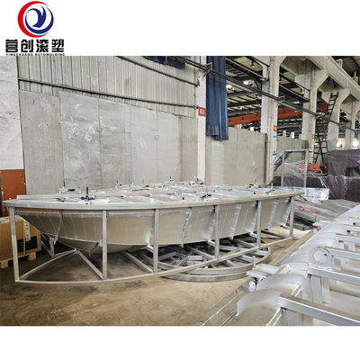 Rotomolding Baru Casting Boat Mold Dengan Rotary Rotation Tech Dan Berat Disesuaikan
