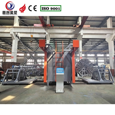 PLC dikendalikan Shuttle Rotomolding Machine Operasi listrik