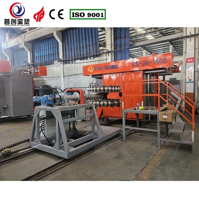 220V/380V/440V Voltage Shuttle Rotomolding Machine dengan sistem kontrol PLC dan kecepatan putaran disesuaikan untuk pickleball