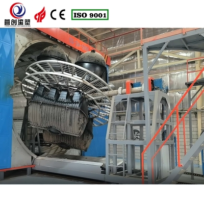 Mesin Rotomolding Shuttle Kecepatan Rotasi yang disesuaikan untuk Optimasi Produksi Pabrik Manufaktur