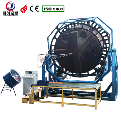 Rock And Roll yang dapat disesuaikan Rotational Moulding Machine Tegangan 380V 50Hz 3 Fase