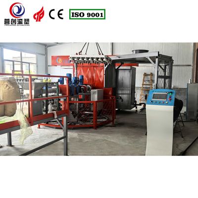 Mesin Rotomoulding Bi-Axial Otomatis yang Dapat Dikustomisasi Untuk Pickleballs 63KW Daya