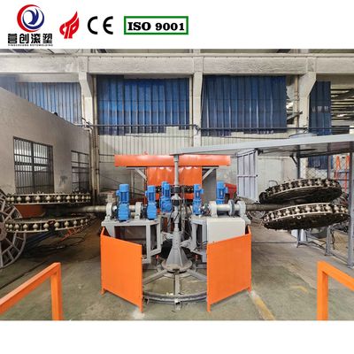 Mesin Rotomoulding Carousel Lifting Hydraulic Dengan Sistem Keamanan Dan Ketebalan Lengan Berputar 3-10mm Untuk Pickleball