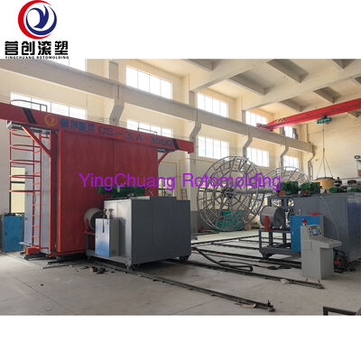 YINGCHUANG CS-3A-3500 Mesin Cetak Rotasi Antar-Jemput, Peralatan Rotomolding Korsel Multi-lengan untuk Tangki Air Plastik & Produk Berongga