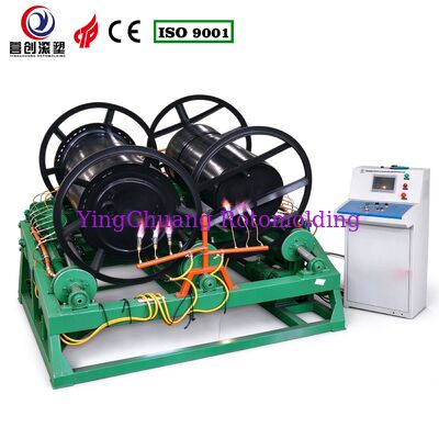 Yingchuang CF-2A-1000 Dual-Head Open Flame Rotomolding Machine with Precise Temperature Control & Inner Wall Quality Inspection