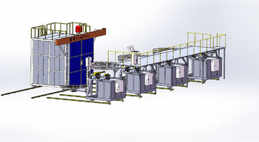 Mesin Rotomoulding Bi Axial Untuk Pabrik Manufaktur Volume Tangki 14000L