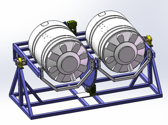 Mesin Rotomoulding Rock And Roll Listrik / Mesin Cetak Rotary