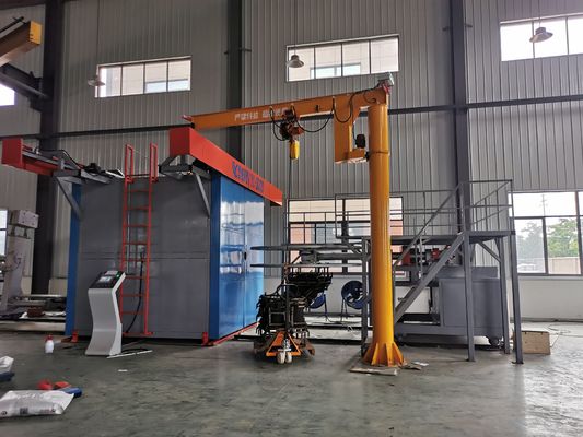 Pabrik Pabrik Mesin Rotomolding Shuttle Dengan Sistem Kontrol PLC untuk Tangki Air