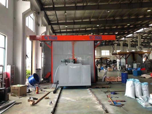 Mesin Rotomolding Shuttle Kecepatan 1-8rpm 500000 Kcar Burner 15-30 menit Waktu Siklus