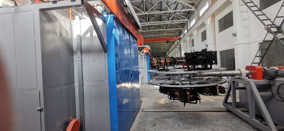 15-30 menit Waktu Siklus Mesin Rotomolding Shuttle Dengan Instalasi Lapangan disediakan