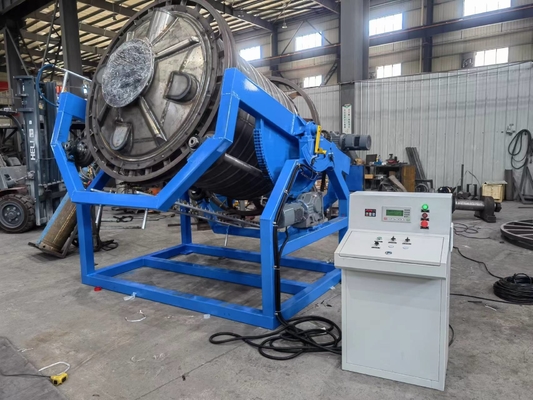 Mesin Rotomolding Api Terbuka Mesin Pembuat Tangki Air Rock N Roll