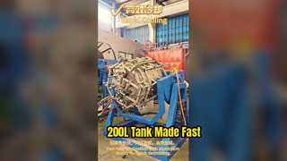 Bagaimana Mesin Cetakan Rotasi Ayun ND-600 Secara Efisien Menghasilkan Tangki Penyimpanan Bahan Kimia 200L