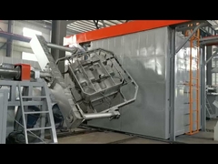 25000L Mesin Rotomolding Shuttle dua lengan untuk membentuk plastik