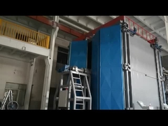 Otomatis penuh 5 meter 5 Shuttle Rotomolding Machine