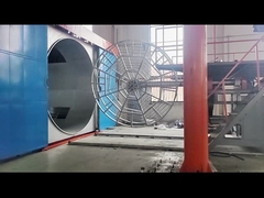 Mesin cetakan putar yang kuat dengan komponen berkualitas untuk menghasilkan kotak pendingin