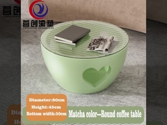 Roto Moulded Furniture Meja kopi bulat berbentuk cinta