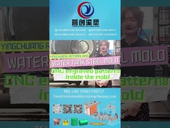 Tangki air cetakan rotomolding baja dengan pola halus diukir menggunakan CNC milling