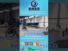 Mesin pembuatan Kayak yang dapat disesuaikan Mesin Rotomoulding Rock And Roll