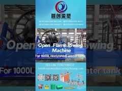 Yingchuang Roto Mesin Rotomoulding Rock And Roll untuk menara air horizontal 1000L